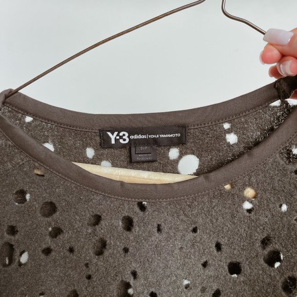 Y-3 Holes All Over Sweatshirt | Mens | Small - Picture 4 of 4